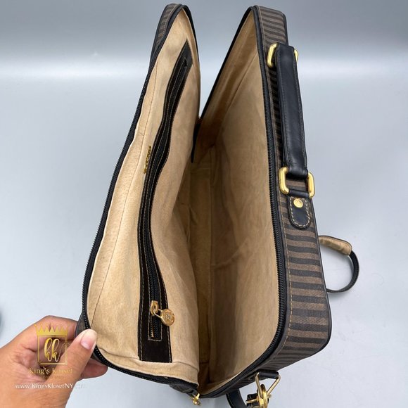 FENDI PEQUIN DOCUMENT LAPTOP BAG - Picture 6 of 12